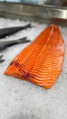 Філе лосося охолоджене пласт (100г) 598 фото