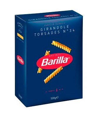 Макарони BARILLA Girandole Torsades № 34 Спіральки Джірандоле Торсадес, 500 г 6326656 фото