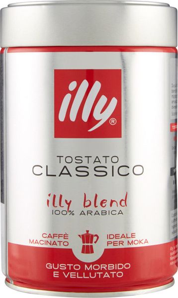 Кава Illy Сlassico Moka мелена 250 г 915050 фото