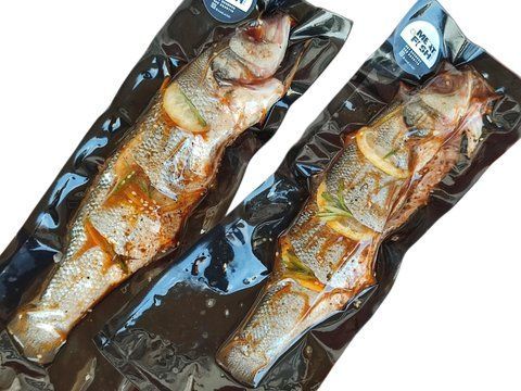 Сібас у середземноморському маринаді,патраний, в/у (вага) Meat or Fish 920 фото