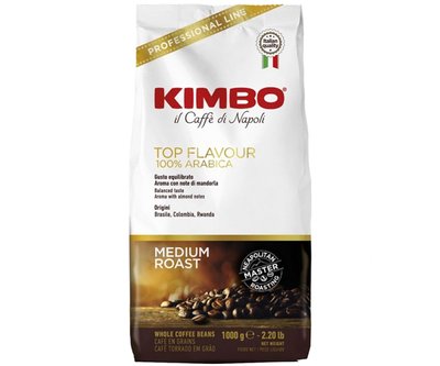 Кава в зернах KIMBO Top Flavour 1 кг 291224 фото