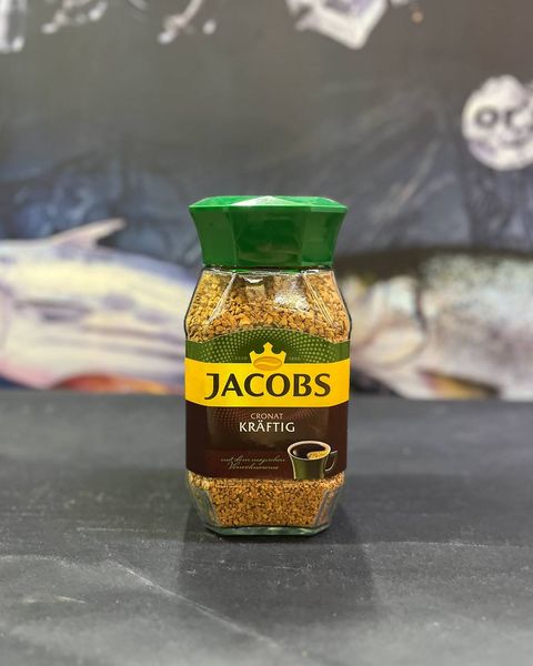 Кава растворимый Jacobs Kraftig, 190г 430 фото