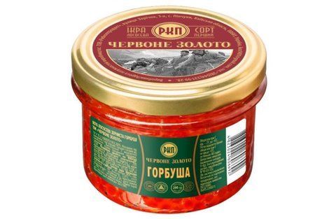 Ікра горбуші Червоне золото 500г 46685 фото
