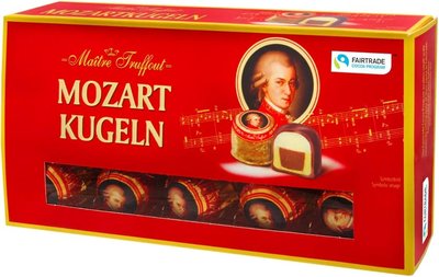 Конфеты Mozart Kugeln шоколадные Maitre Truffout 200г  4856598 фото