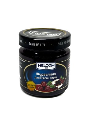 Соус Клюква для мяса и сыра Helcom (210г) 174 фото