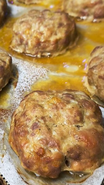 Запеченные свиные котлеты из рубленого мяса с/м, вес, Meat or Fish 004803 фото