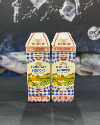 Молоко "Селянське" 2,5%, 1500г 442 фото