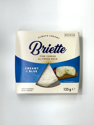 Сир мягкий Briette Creamy & Blue Бриет (125г) 236 фото