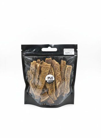 Рубець (шлунок) яловичий шматочки сушений для хвостатих (120г) Meat or Fish 057088 фото
