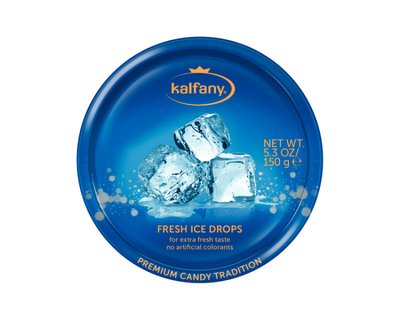 Леденцы с освежающим вкусом Kalfany Fresh Ice Drops, 150 г 000046 фото