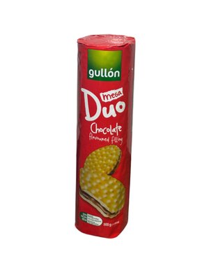 Печенье сэндвич с шоколадной прослойкой GULLON Duo Mega Chocolate 500 г 132024 фото