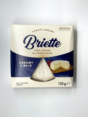 Сир мягкий Briette Creamy & Mild Бриет (125г) 240 фото