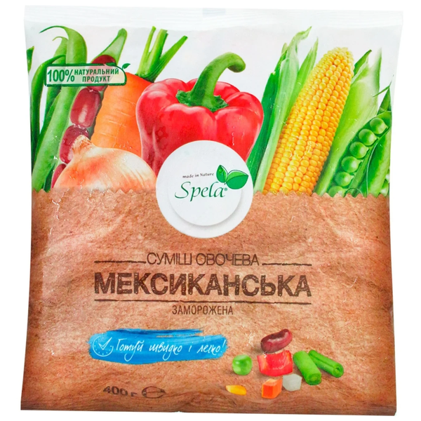 Суміш овочева Spela "Мексиканська", 400г 707 фото