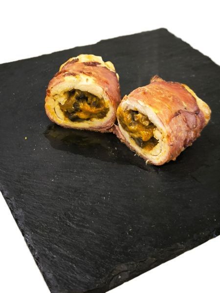 Запечений рулетон &laquo;Шампіньон&raquo; у вершковому соусі, Meat or Fish 114008 фото