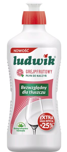 Засіб для миття посуду Ludwik Грейпфрут 450 г 028263 фото