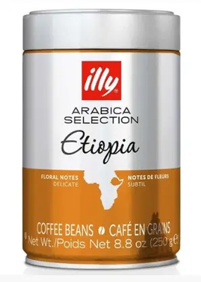 Кава в зернах illy Ethiopia, 250 г 970066 фото