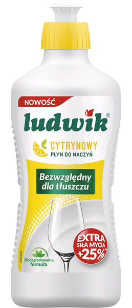 Средство для мытья посуды Ludwik Лимон 450 г 028850 фото